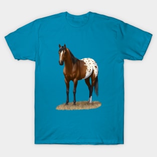 Beautiful Brown Bay Appaloosa Quarter Horse T-Shirt